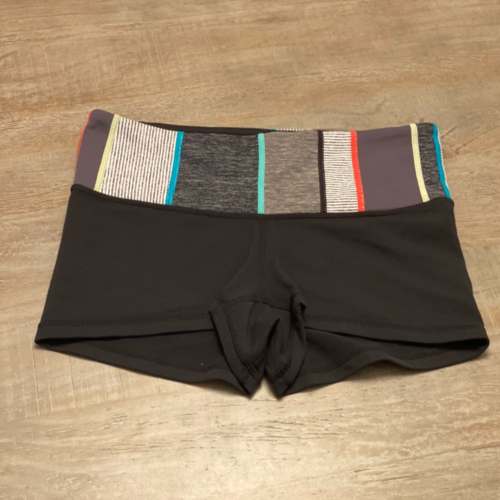Lululemon shorts size 4 in black.
